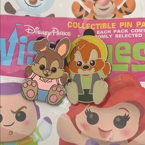 Disney Wishables Pins Brer fox and Brer Rabbit